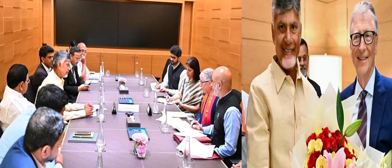 ఢిల్లీలో బిల్‌గేట్స్‌తో ఏపీ సీఎం చంద్రబాబు భేటీ.. ఇద్దరి మధ్య కుదిరిన పలు కీలక ఒప్పందాలు..!