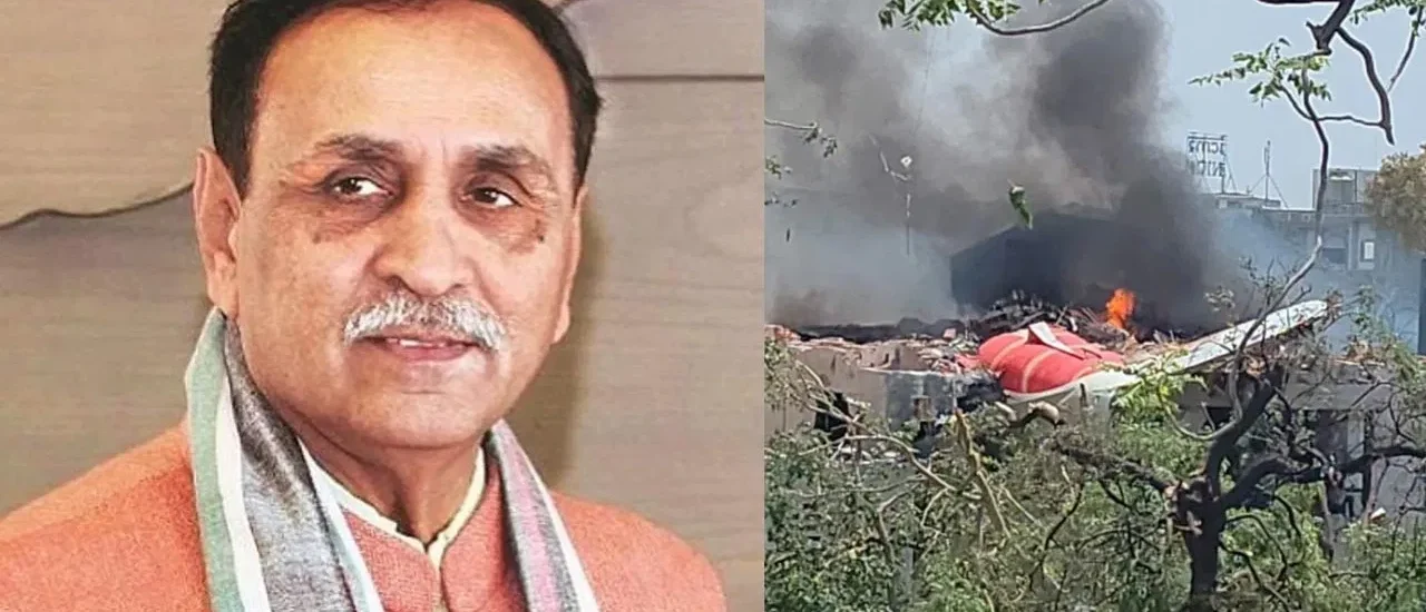 విమానంలో ఉన్న 241 మంది మృతి..! గుజరాత్‌ మాజీ సీఎం విజయ్‌ రూపానీ కూడా..