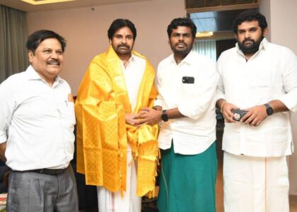 మధురైలో తమిళనాడు బీజేపీ నేతలతో సమావేశమైన జనసేన అధ్యక్షులు, రాష్ట్ర ఉప ముఖ్యమంత్రి శ్రీ పవన్ కళ్యాణ్ గారు.